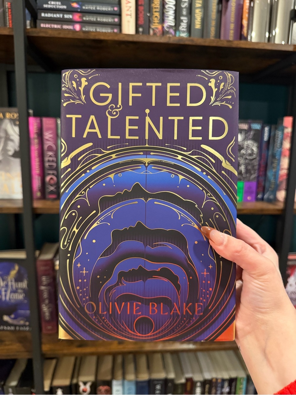Fairyloot: Gifted & Talented - Olivie Blake — Hardcover with Sprayed Edges